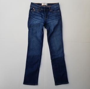 Abercrombie Kids Girls Dark Wash Straight Jeans